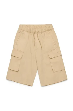 Shorts>DIESEL Twill cargo shorts beige