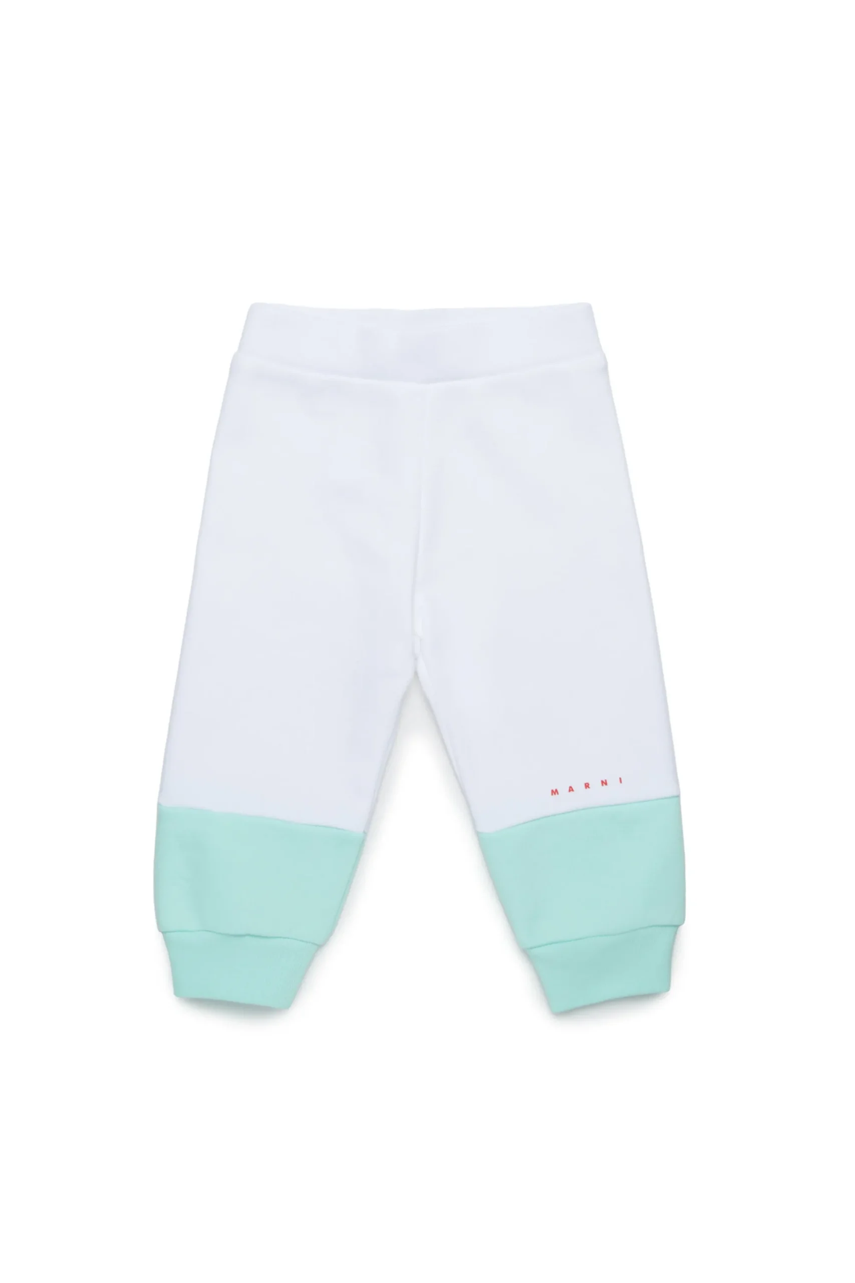 Activewear | Activewear>MARNI Two-tone fleece jogger pants white
