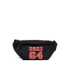 Bags And Backpacks | Logomania>DSQUARED2 Urban waist bag branded DSQ2 64 black