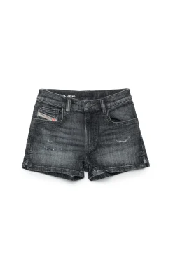 Shorts>DIESEL Used-effect black JoggJeans® shorts Denim Black