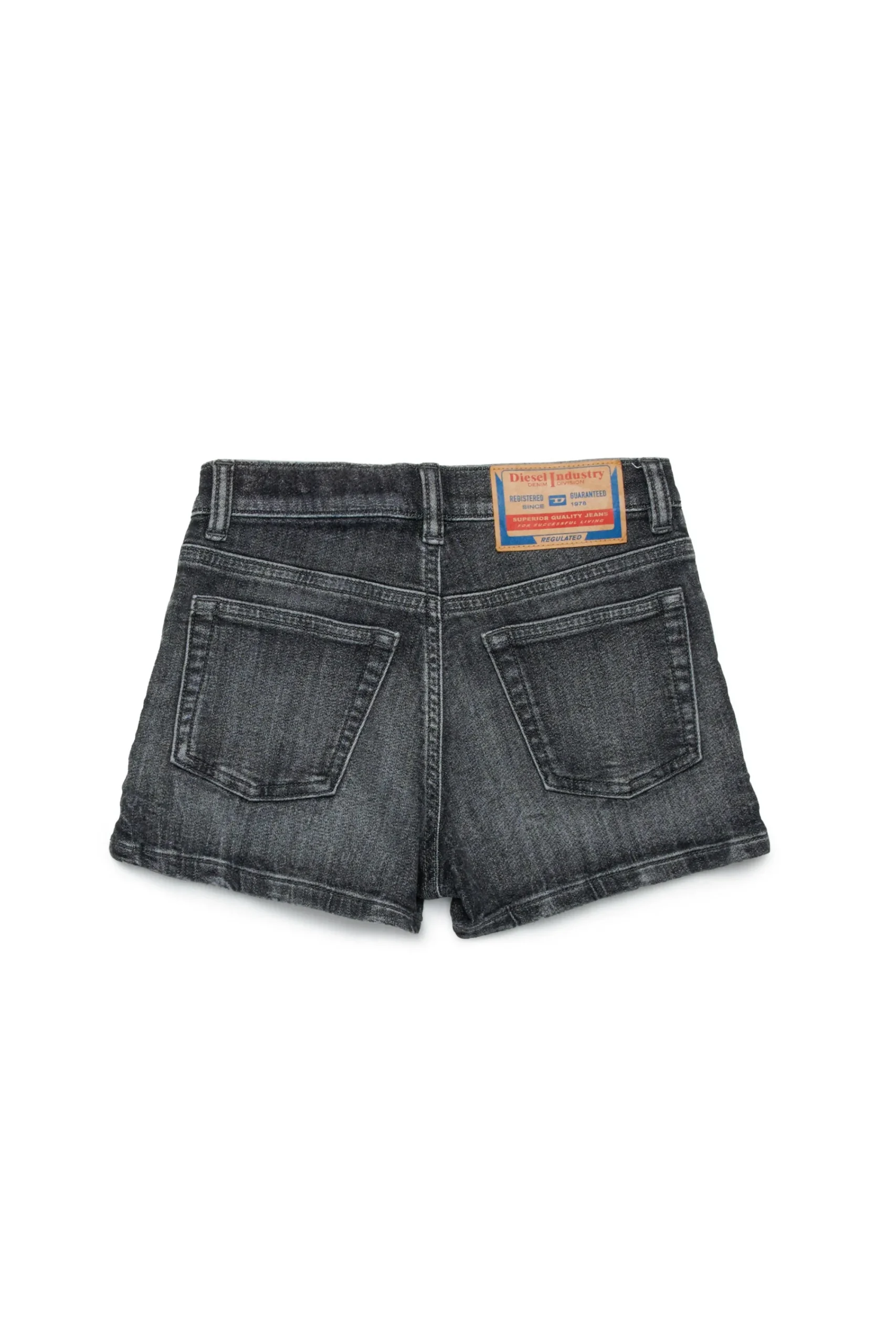 Shorts>DIESEL Used-effect black JoggJeans® shorts Denim Black