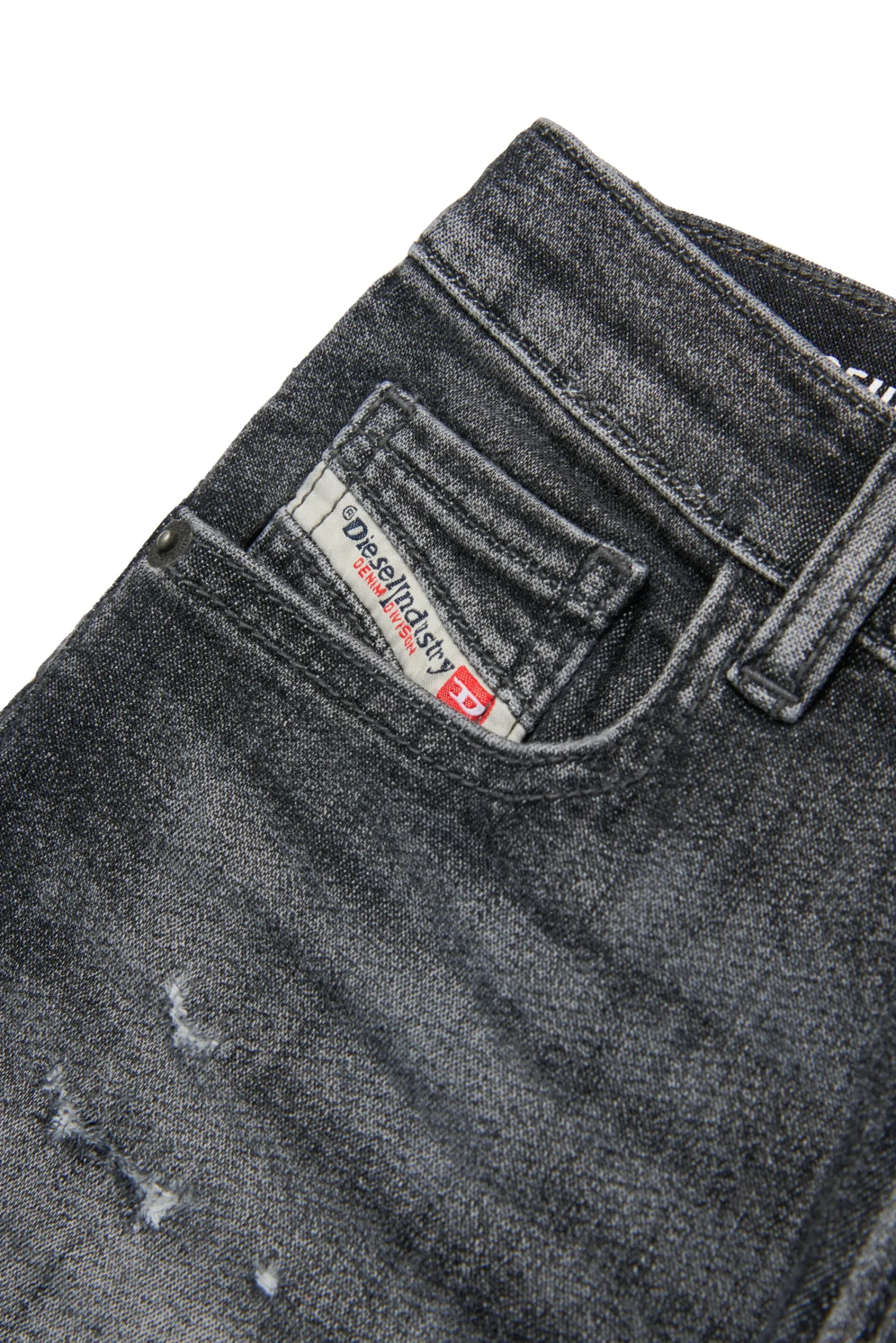 Shorts>DIESEL Used-effect black JoggJeans® shorts Denim Black