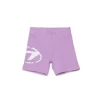 Oval D By Diesel | Oval D By Diesel>DIESEL Used-effect Oval D logo fleece shorts lavender