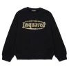 Sweatshirts | Logomania>DSQUARED2 Vintage branded crew-neck sweatshirt black