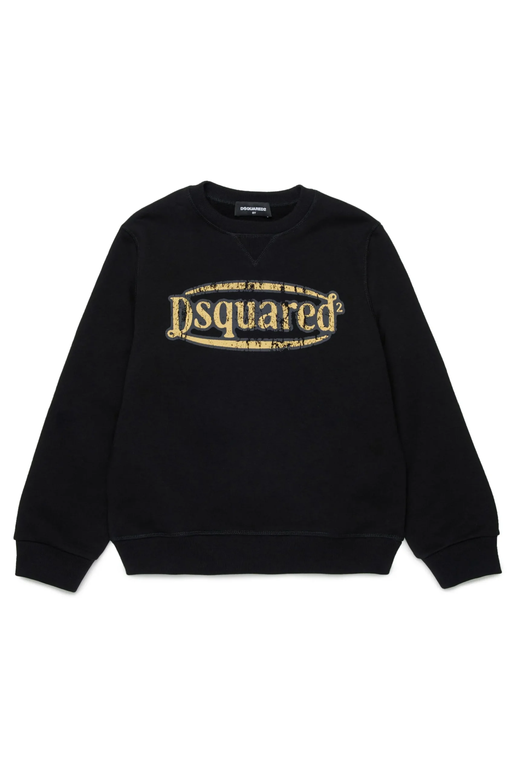 Sweatshirts | Logomania>DSQUARED2 Vintage branded crew-neck sweatshirt black