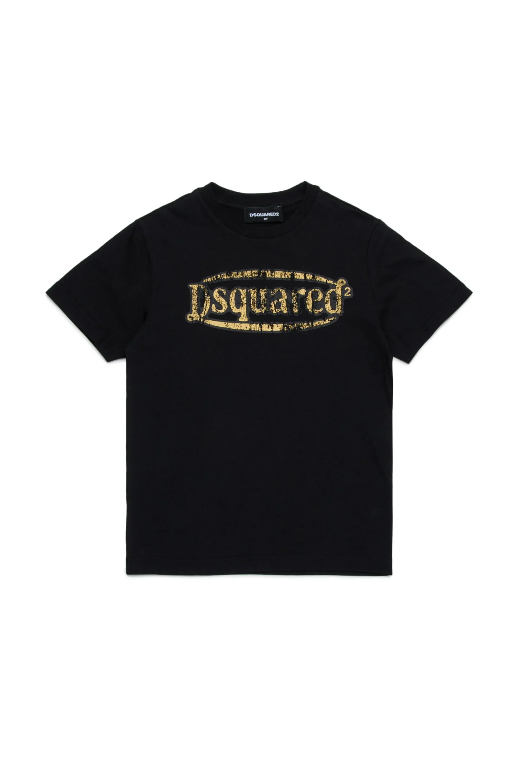T-Shirts | Logomania>DSQUARED2 Vintage branded T-shirt black