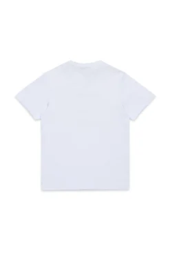 T-Shirts | Logomania>DSQUARED2 Vintage branded T-shirt white