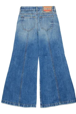 Jeans | Denim-Mania>DIESEL Vintage effect blue flare jeans - D-Akii blue denim