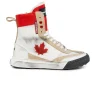 Sneakers | Sneakers>DSQUARED2 Vintage effect boxer high trainers white