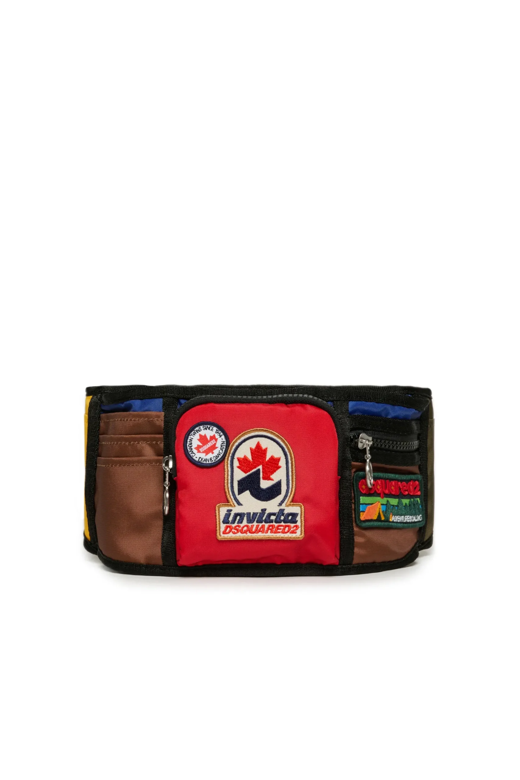 Bags And Backpacks | Backpacks And Belt Bags>DSQUARED2 Waist bag Invicta x yellow sun