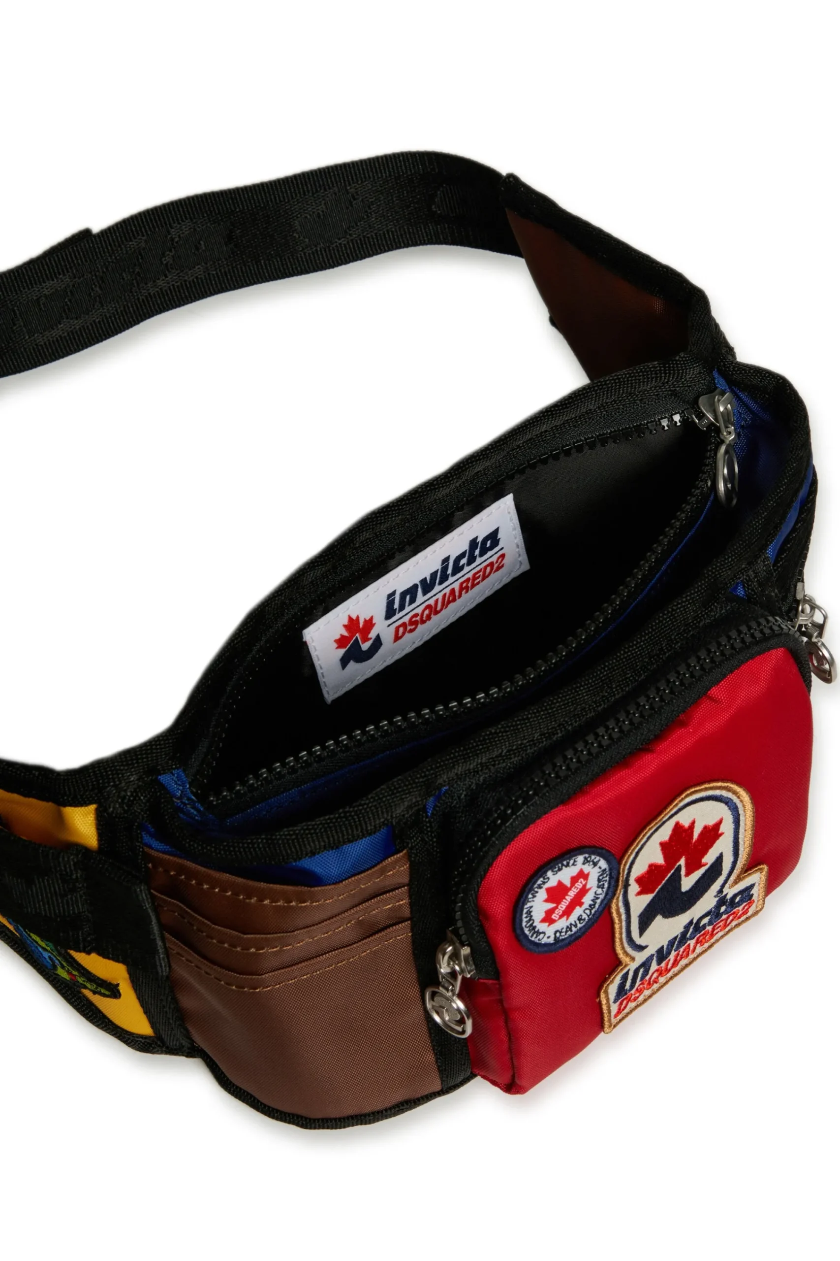 Bags And Backpacks | Backpacks And Belt Bags>DSQUARED2 Waist bag Invicta x yellow sun