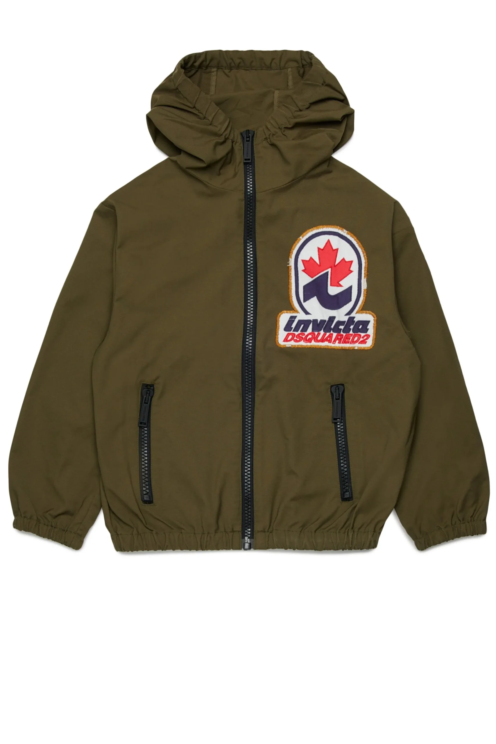 Jackets And Padded Jackets | Jackets And Padded Jackets>DSQUARED2 Windbreaker jacket Invicta x dark olive green