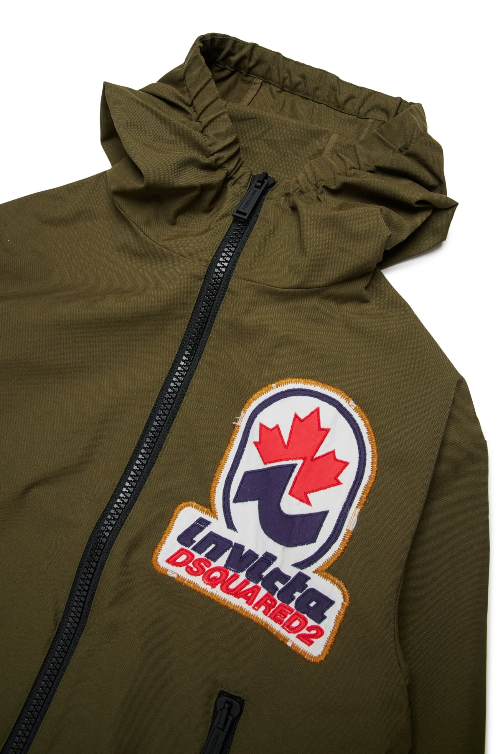 Jackets And Padded Jackets | Jackets And Padded Jackets>DSQUARED2 Windbreaker jacket Invicta x dark olive green