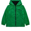 Jackets And Padded Jackets | Jackets And Padded Jackets>MYAR Windbreaker jacket with logo fluo green