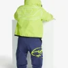 Jackets And Padded Jackets | Oval D By Diesel>DIESEL Windbreaker jacket with maxi Oval D logo slime green