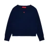 Knitwear>MAX&Co. Wool crew-neck pullover bluette