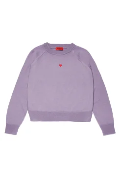 Knitwear>MAX&Co. Wool crew-neck pullover light lilac
