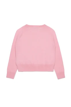 Knitwear>MAX&Co. Wool crew-neck pullover candy pink