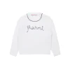 Knitwear>MARNI Wool-cashmere blend crew-neck sweater natural white