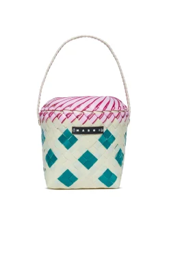 Bags And Backpacks>MARNI Woven Beach Party Bag natural beige