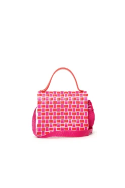 Bags And Backpacks>MARNI Woven Joy Macro bag extra pink