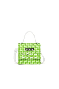 Bags And Backpacks>MARNI Woven Joy Micro bag apple green