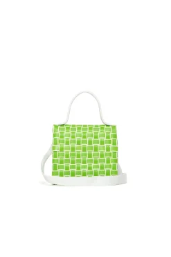 Bags And Backpacks>MARNI Woven Joy Micro bag apple green