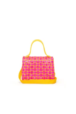 Bags And Backpacks>MARNI Woven Joy Micro bag extra pink