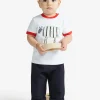 T-Shirts>MARNI Zebra print T-shirt white